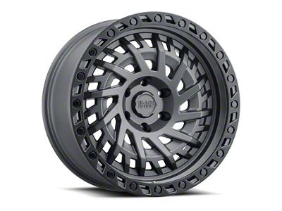 Black Rhino Shredder Matte Gunmetal 6-Lug Wheel; 17x9; 0mm Offset (07-13 Sierra 1500)