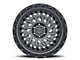 Black Rhino Shredder Matte Gunmetal 6-Lug Wheel; 17x9; 0mm Offset (07-13 Sierra 1500)