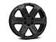 Black Rhino Wanaka Matte Black 6-Lug Wheel; 20x9; -18mm Offset (07-13 Sierra 1500)