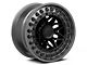 Black Rhino Alpha Matte Black with Gunmetal Lip 8-Lug Wheel; 18x9; 0mm Offset (11-14 Sierra 2500 HD)