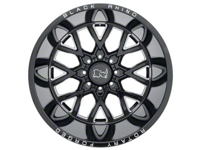 Black Rhino Grimlock Gloss Black Milled 8-Lug Wheel; 20x11.5; -44mm Offset (11-14 Sierra 2500 HD)