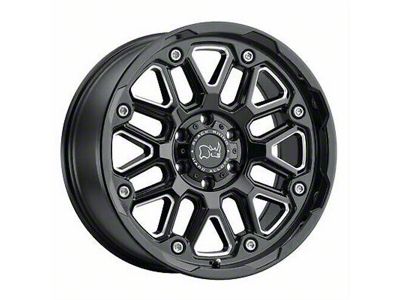 Black Rhino Hollister Gloss Black Milled 8-Lug Wheel; 17x9.5; 6mm Offset (11-14 Sierra 2500 HD)