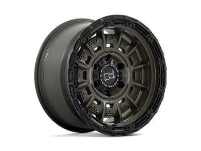 Black Rhino Legion Olive Drab Green with Black Lip 8-Lug Wheel; 20x10; -18mm Offset (11-14 Sierra 2500 HD)