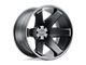 Black Rhino Raze Matte Black 8-Lug Wheel; 22x14; -76mm Offset (11-14 Sierra 2500 HD)