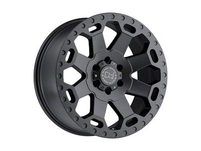 Black Rhino Warlord Matte Gunmetal 8-Lug Wheel; 17x9; 12mm Offset (11-14 Sierra 2500 HD)