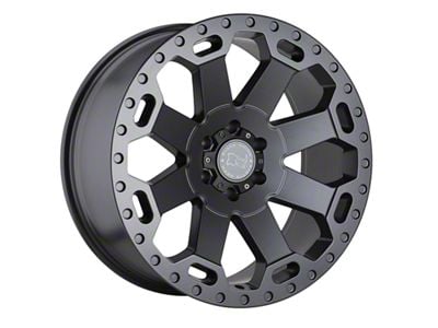 Black Rhino Warlord Matte Gunmetal 8-Lug Wheel; 18x9; 12mm Offset (11-14 Sierra 2500 HD)