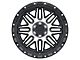 Black Rhino Alamo Gloss Black Machined with Stainless Bolts 8-Lug Wheel; 20x9; -18mm Offset (11-14 Sierra 3500 HD SRW)