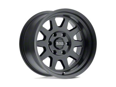 Black Rhino Thrust Gloss Black with Milled Spokes 8-Lug Wheel; 22x12; -44mm Offset (11-14 Sierra 3500 HD SRW)