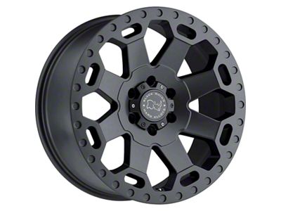 Black Rhino Warlord Matte Gunmetal 8-Lug Wheel; 17x9; -12mm Offset (11-14 Sierra 3500 SRW)