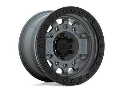 Black Rhino Avenger Beadlock Battleship Gray 6-Lug Wheel; 17x8.5; 0mm Offset (07-13 Silverado 1500)