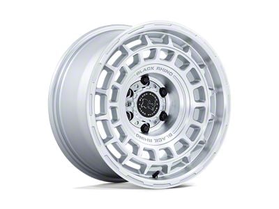 Black Rhino Awol Silver with Machined Face 6-Lug Wheel; 20x8.5; 25mm Offset (07-13 Silverado 1500)