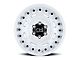 Black Rhino Axle Gloss White 6-Lug Wheel; 17x9.5; 6mm Offset (07-13 Silverado 1500)