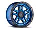 Black Rhino Barstow Dearborn Blue 6-Lug Wheel; 17x9.5; 12mm Offset (07-13 Silverado 1500)