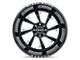 Black Rhino Blaster Gloss Black Milled 6-Lug Wheel; Left Directional; 22x14; -76mm Offset (07-13 Silverado 1500)