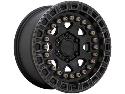 Black Rhino Carbine Matte Black with Machined Tinted Ring and Bronze Bolts 6-Lug Wheel; 20x9; 0mm Offset (07-13 Silverado 1500)