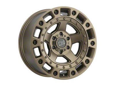 Black Rhino Cinco Bronze with Black Bolts 6-Lug Wheel; 20x9.5; 12mm Offset (07-13 Silverado 1500)