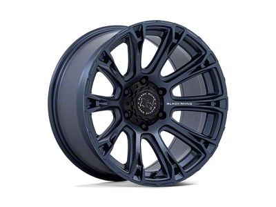 Black Rhino Diamondback Metallic Blue 6-Lug Wheel; 17x9; 12mm Offset (07-13 Silverado 1500)