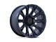 Black Rhino Diamondback Metallic Blue 6-Lug Wheel; 17x9; 12mm Offset (07-13 Silverado 1500)