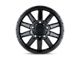 Black Rhino Excursion Matte Black 6-Lug Wheel; 17x7.5; 45mm Offset (07-13 Silverado 1500)