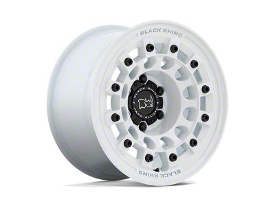 Black Rhino Fuji Gloss White 6-Lug Wheel; 17x8; 38mm Offset (07-13 Silverado 1500)