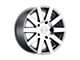 Black Rhino Journey Gloss Gunmetal with Mirror-Cut Face 6-Lug Wheel; 18x8; 48mm Offset (07-13 Silverado 1500)