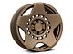 Black Rhino Muzzle Matte Bronze 6-Lug Wheel; 17x9; -18mm Offset (07-13 Silverado 1500)