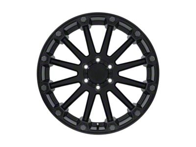 Black Rhino Pinnacle Semi Gloss Black with Gunmetal Bolts 6-Lug Wheel; 17x8.5; -18mm Offset (07-13 Silverado 1500)