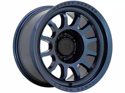 Black Rhino Rapid Midnight Blue 6-Lug Wheel; 17x9; 12mm Offset (07-13 Silverado 1500)