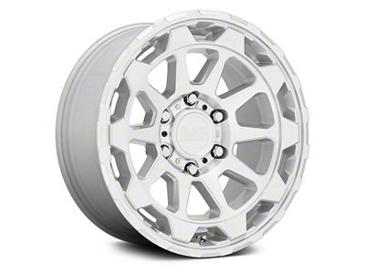 Black Rhino Rotor Gloss Silver 6-Lug Wheel; 18x9; 12mm Offset (07-13 Silverado 1500)