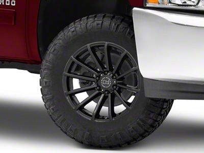 Black Rhino Rotorua Gloss Black 6-Lug Wheel; 17x9.5; 12mm Offset (07-13 Silverado 1500)