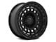 Black Rhino Sahara Matte Black with Gloss Black Lip 6-Lug Wheel; 17x9; -12mm Offset (07-13 Silverado 1500)