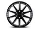 Black Rhino Typhoon Gloss Black Milled 6-Lug Wheel; 17x9.5; -18mm Offset (07-13 Silverado 1500)