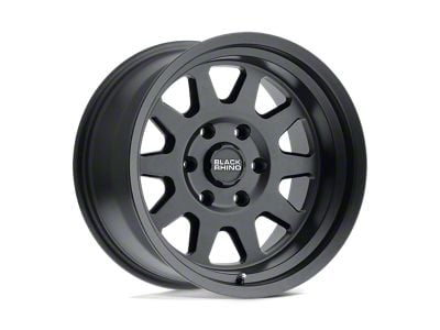 Black Rhino Thrust Gloss Black with Milled Spokes 8-Lug Wheel; 22x12; -44mm Offset (11-14 Silverado 2500 HD)