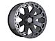 Black Rhino Warlord Matte Gunmetal 8-Lug Wheel; 18x9; 12mm Offset (11-14 Silverado 2500 HD)