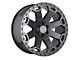 Black Rhino Warlord Matte Gunmetal 8-Lug Wheel; 18x9; 12mm Offset (11-14 Silverado 3500 HD)