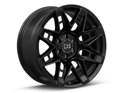 Black Rhino Caprock Matte Black 6-Lug Wheel; 17x8.5; -18mm Offset (07-14 Tahoe)