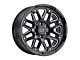 Black Rhino Hollister Gloss Black Milled 6-Lug Wheel; 17x9.5; 12mm Offset (07-14 Tahoe)