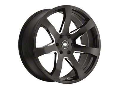 Black Rhino Mozambique Gloss Black Milled 6-Lug Wheel; 24x10; 25mm Offset (07-14 Tahoe)