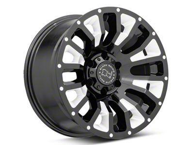 Black Rhino Pinatubo Gloss Black Milled 6-Lug Wheel; 20x12; -44mm Offset (07-14 Tahoe)