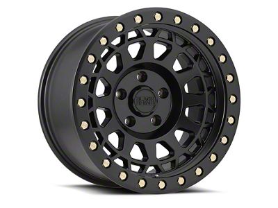 Black Rhino Primm Matte Black with Brass Bolts 6-Lug Wheel; 17x9; -12mm Offset (07-14 Tahoe)