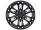 Black Rhino Asagai Matte Black Machined with Stainless Bolts 6-Lug Wheel; 18x9.5; -18mm Offset (07-14 Yukon)