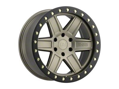 Black Rhino Attica Matte Bronze with Brass Bolts 6-Lug Wheel; 18x9.5; 12mm Offset (07-14 Yukon)