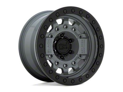 Black Rhino Avenger Beadlock Battleship Gray 6-Lug Wheel; 17x8.5; -30mm Offset (07-14 Yukon)