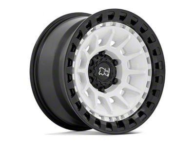 Black Rhino Barrage Gloss White on Matte Black 6-Lug Wheel; 17x8.5; -10mm Offset (07-14 Yukon)