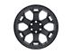 Black Rhino Gauntlet Semi Gloss Black with Gunmetal Bolts 6-Lug Wheel; 18x9; -18mm Offset (07-14 Yukon)