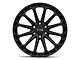 Black Rhino Kaizen Matte Black 6-Lug Wheel; 17x9.5; 12mm Offset (07-14 Yukon)