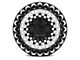 Black Rhino Labyrinth Gloss Black Machined 6-Lug Wheel; 17x9.5; 12mm Offset (07-14 Yukon)