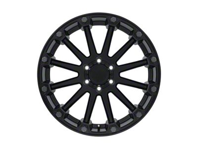 Black Rhino Pinnacle Semi Gloss Black with Gunmetal Bolts 6-Lug Wheel; 17x8.5; -18mm Offset (07-14 Yukon)