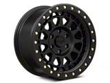 Black Rhino Primm Matte Black with Brass Bolts 6-Lug Wheel; 17x9; -12mm Offset (07-14 Yukon)