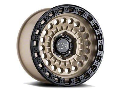 Black Rhino Sentinel Desert Sand with Black Ring 6-Lug Wheel; 20x9.5; 12mm Offset (07-14 Yukon)